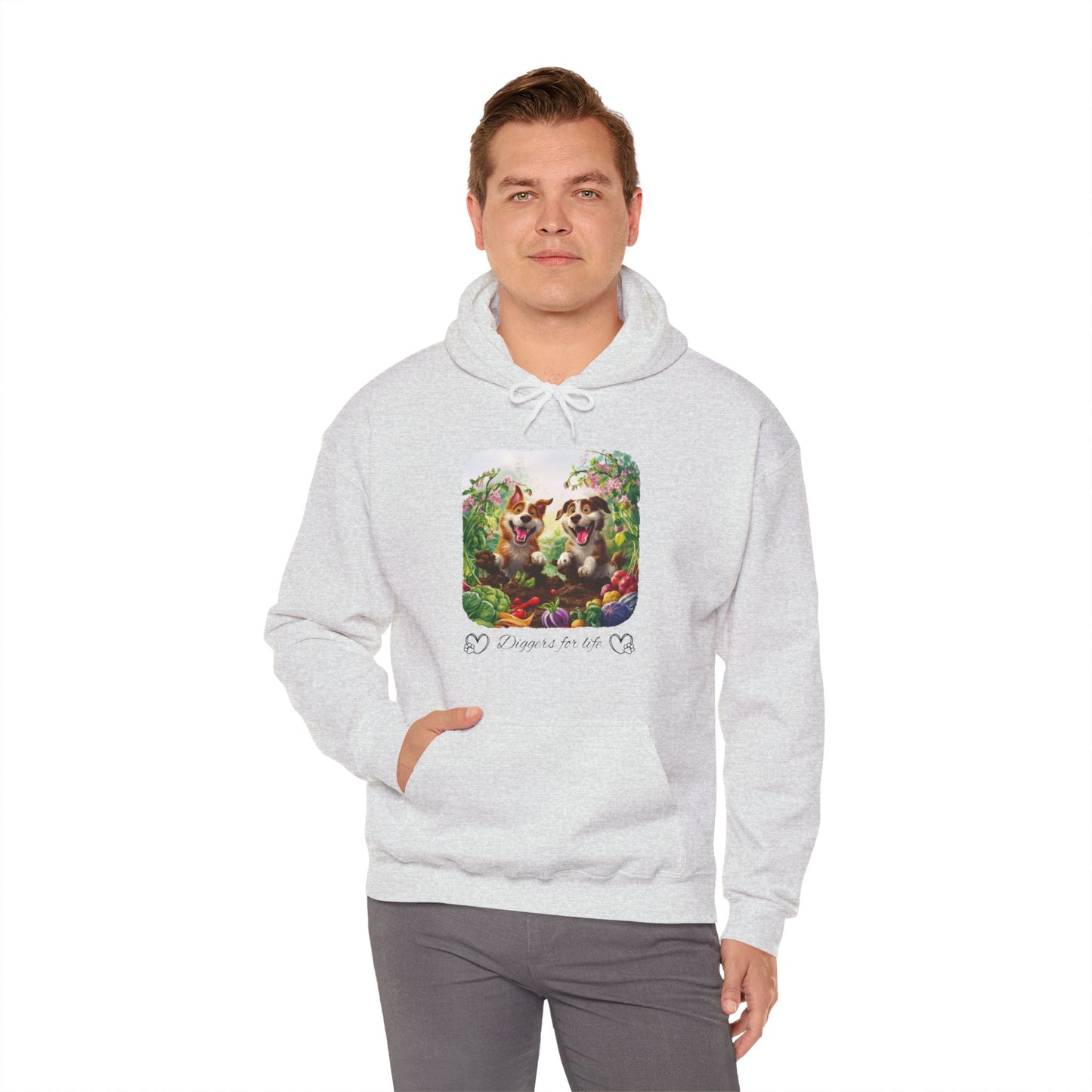 Unisex Diggers for life Hooded Sweatshirt