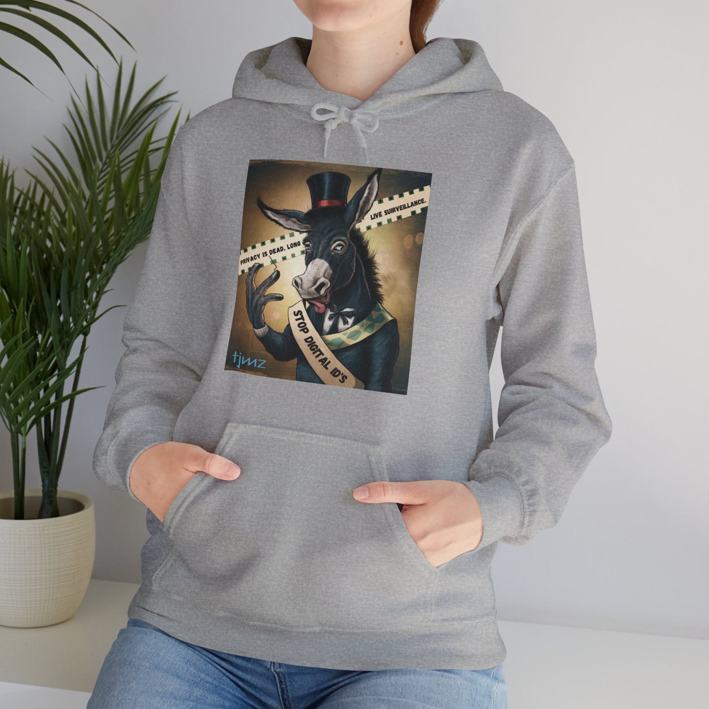 Unisex 'Privacy is dead' Hooded Sweatshirt