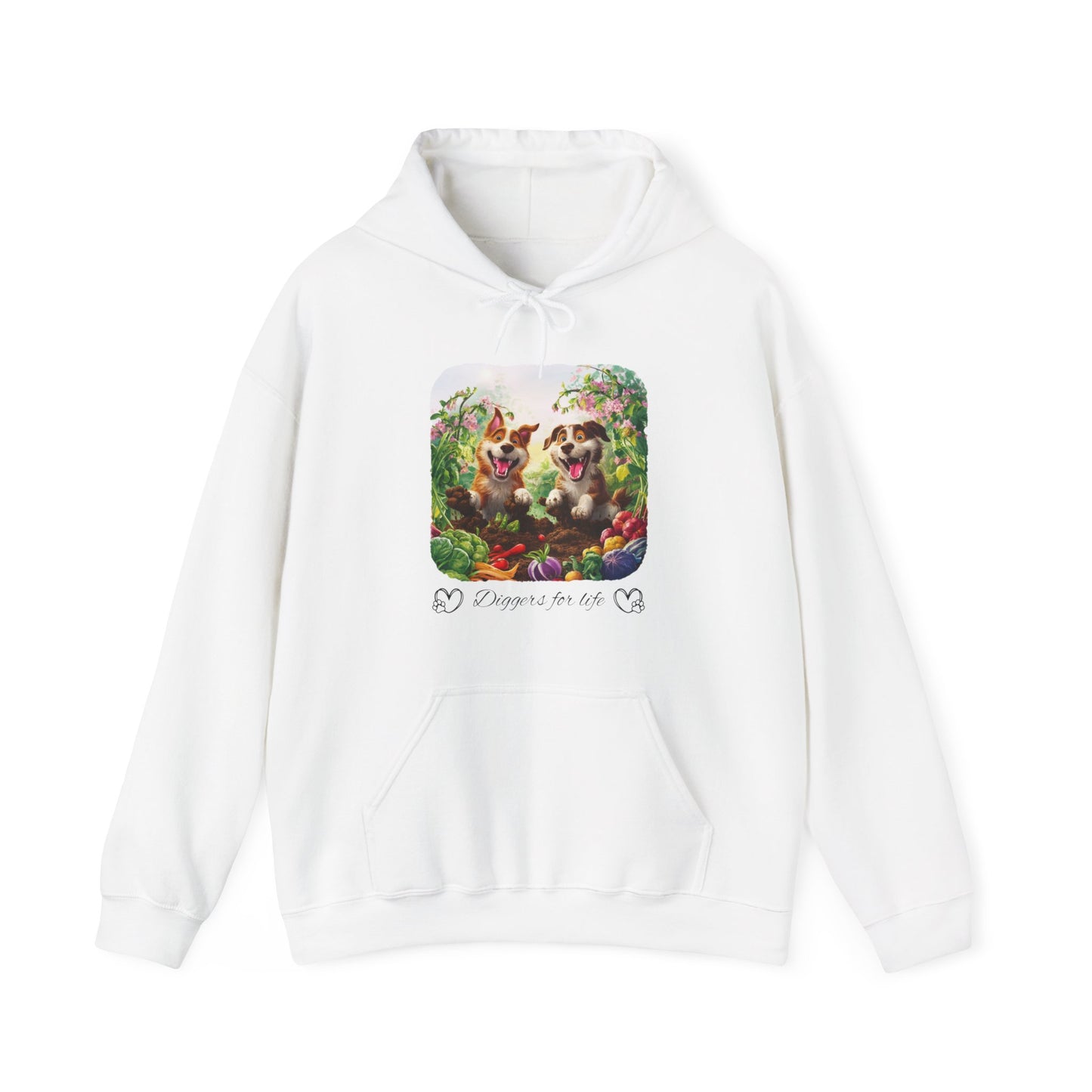 Unisex Diggers for life Hooded Sweatshirt