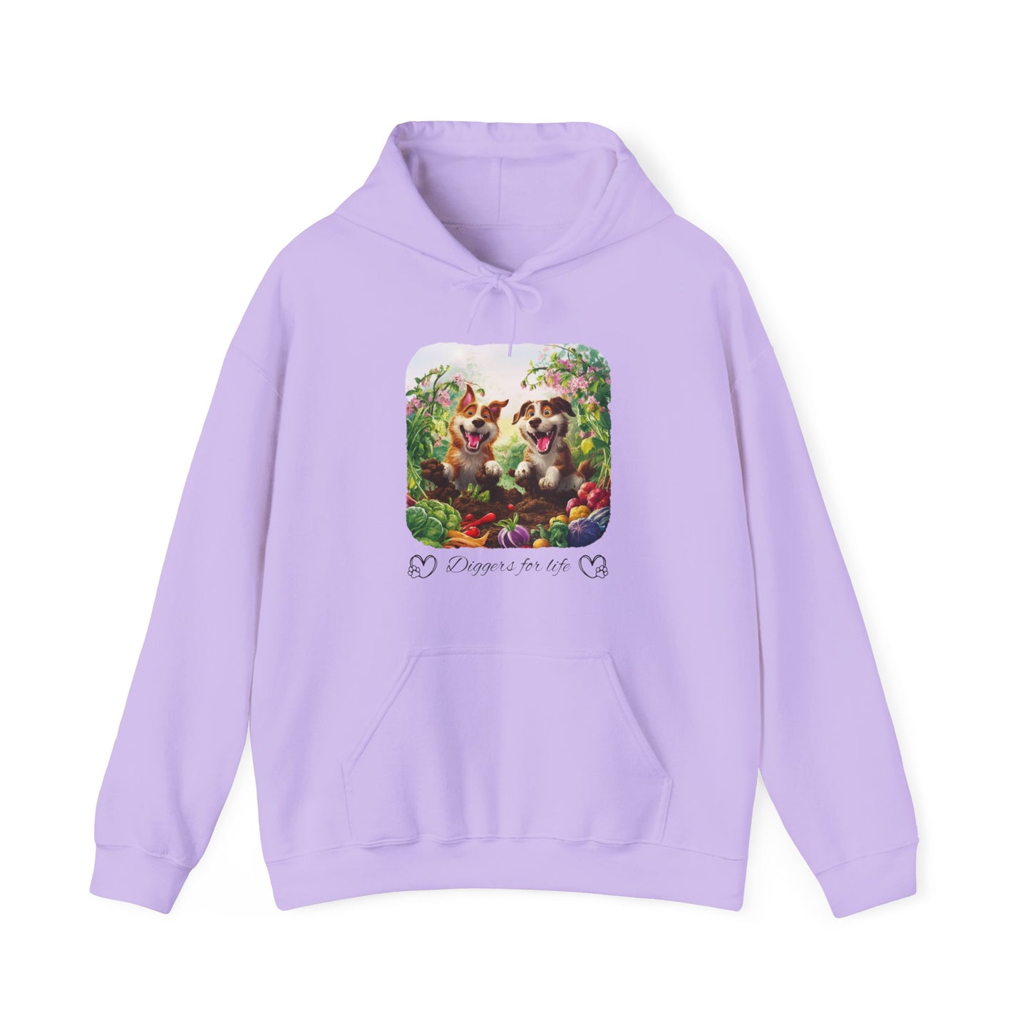 Unisex Diggers for life Hooded Sweatshirt
