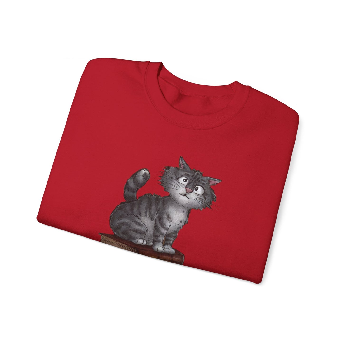 Unisex 'All I need is a good book and my cats' Sweatshirt