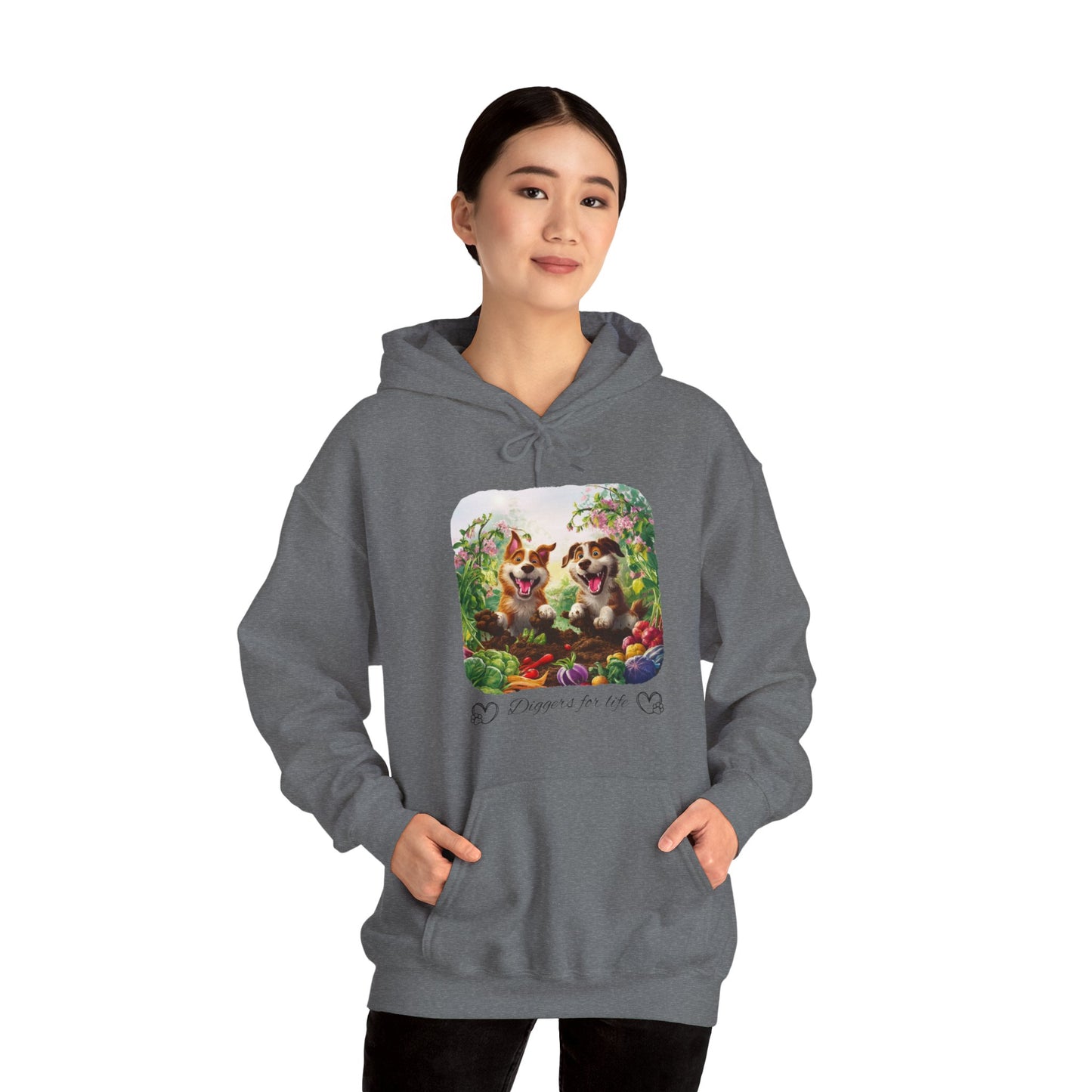Unisex Diggers for life Hooded Sweatshirt