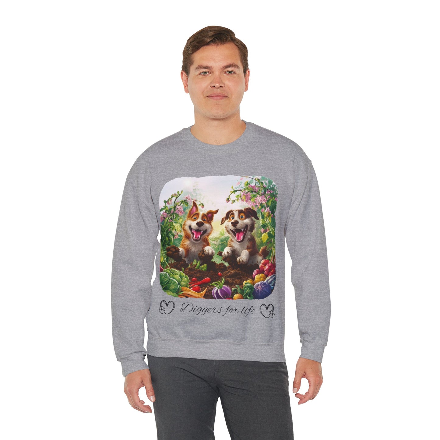 Unisex Diggers for life Crew-neck Sweatshirt