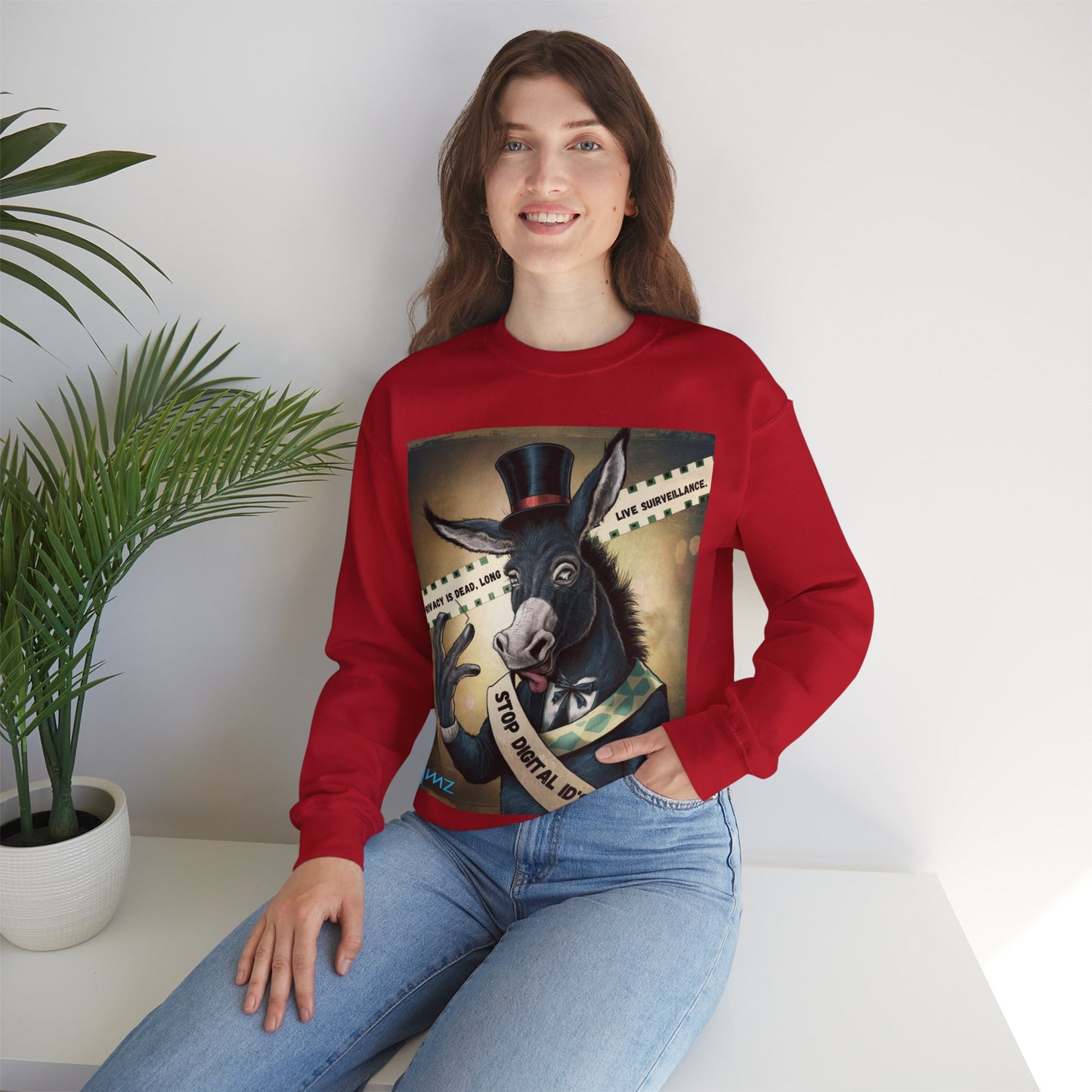 Unisex 'Privacy is dead' Crew neck Sweatshirt