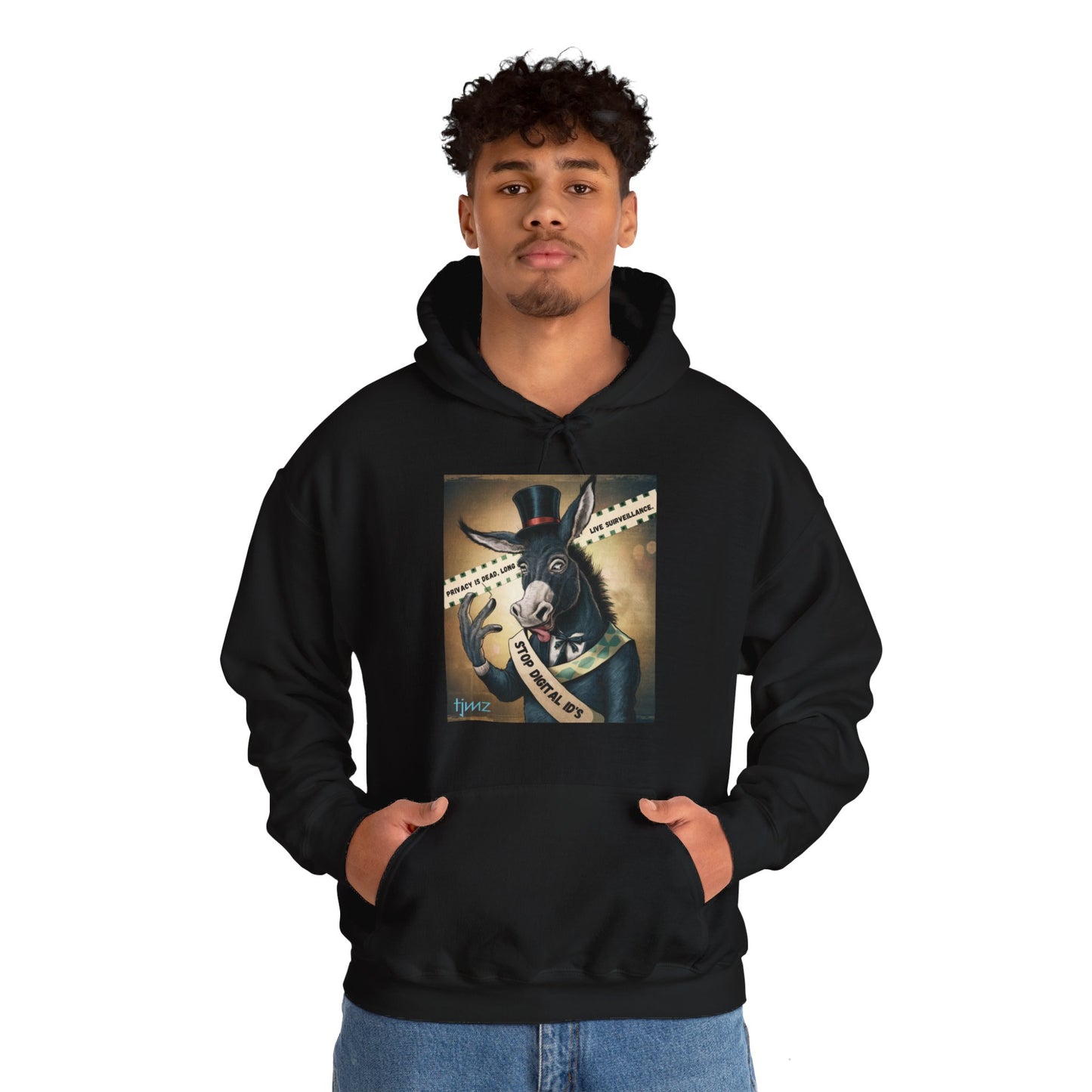 Unisex 'Privacy is dead' Hooded Sweatshirt