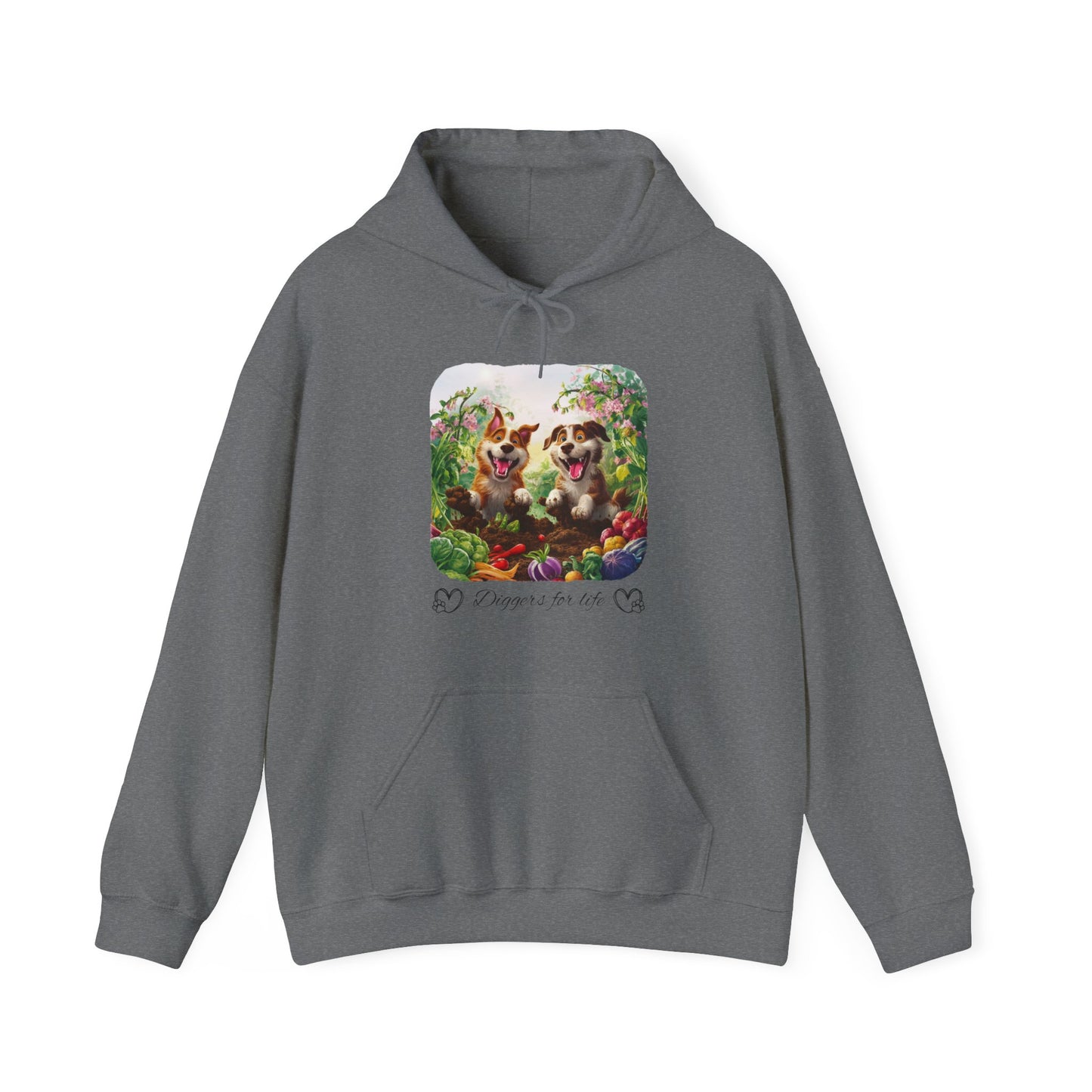 Unisex Diggers for life Hooded Sweatshirt