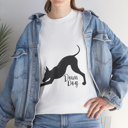 Unisex Down dog design T-shirt