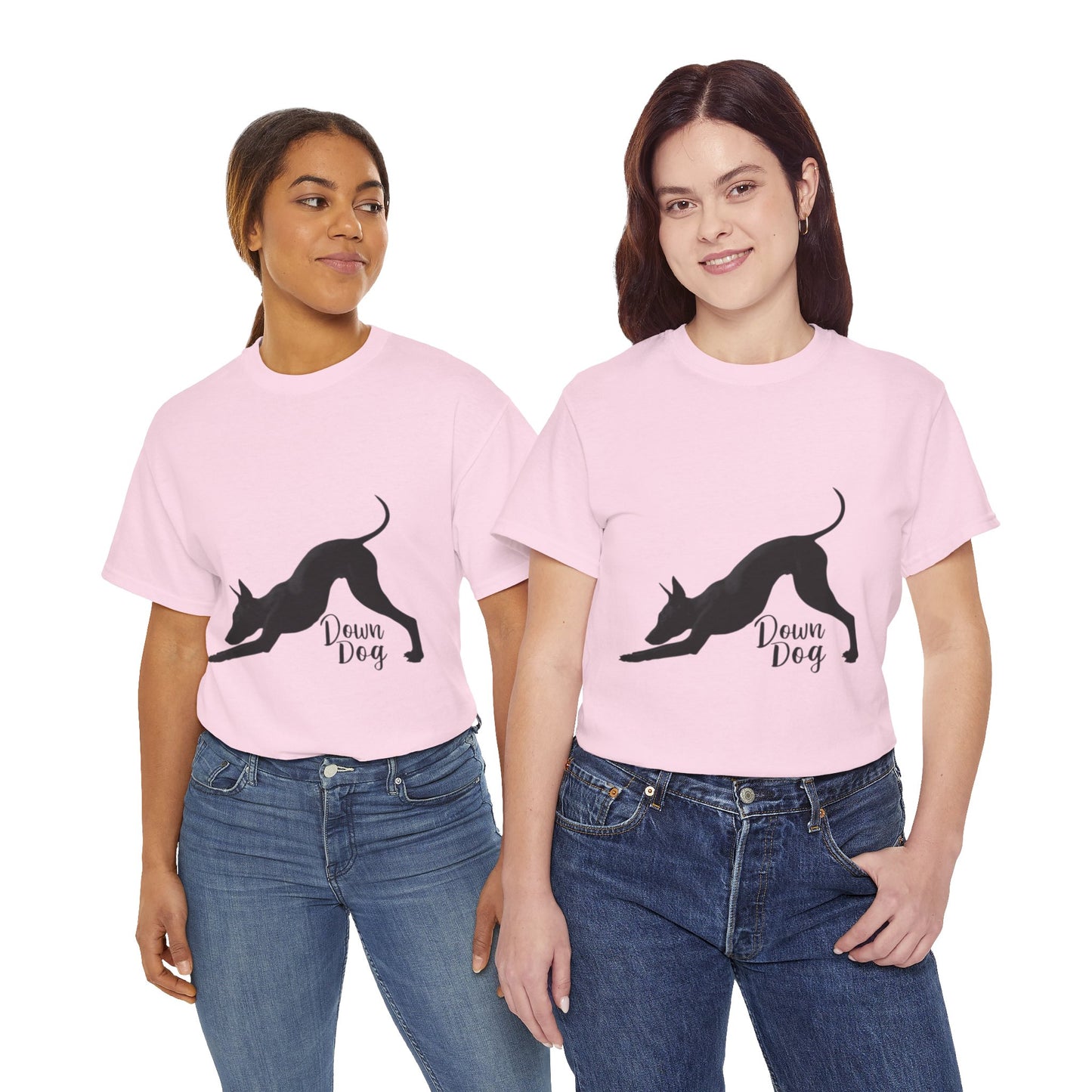 Unisex Down dog design T-shirt