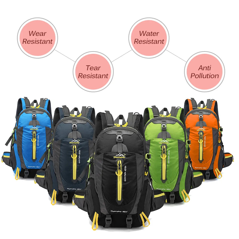 Waterproof 40L Climbing Backpack